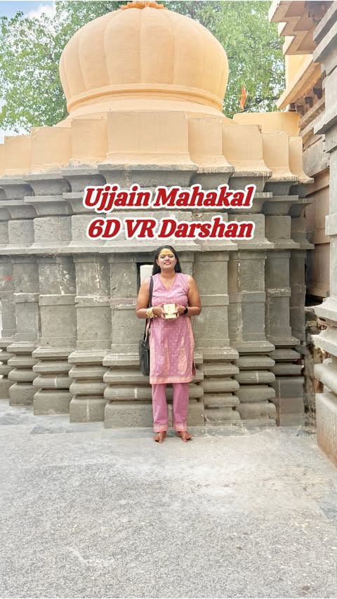 Instagram post by @world_capture.in for GetYourGuide Creator Community. Caption reads: Mahakal called… and I answered 🕉️✨ From Indore to....