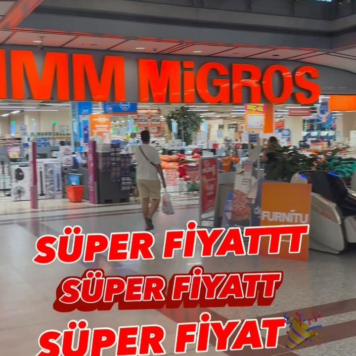 Instagram post by @indirimkovalayankizkardesler for Migros. Caption reads: Migros Marketlerde Gedik Marka bütün Piliçin....