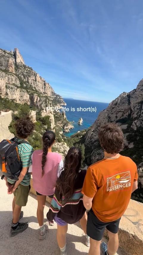 Instagram post by @rando_fragile for Passenger. Caption reads: ☀️ Life is short, and hiking is always a good....