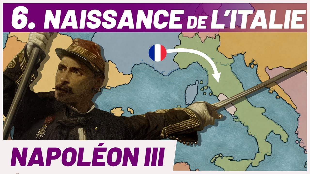 YouTube post by @BataillesdeFrance for Motion Array. Caption reads: When FRANCE created ITALY: the battles of Magenta....
