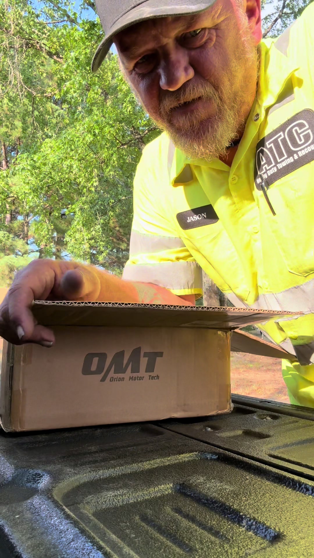 TikTok post by @arkansastowie for Orion Motor Tech. Caption reads: @Orion Motor Tech @Orion Motor Tech_Outdoor @Orion....