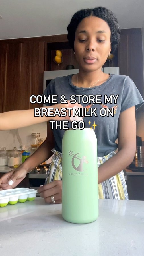 Instagram post by @clarabreastfeedtips for Ceres Chill. Caption reads: [...] mamas i have a 15% coupon code @cereschill....