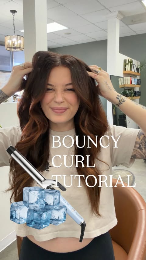 Instagram post by @theunorthodoxstylist for BaBylissPRO. Caption reads: [...] edition iced blue long barrel from....