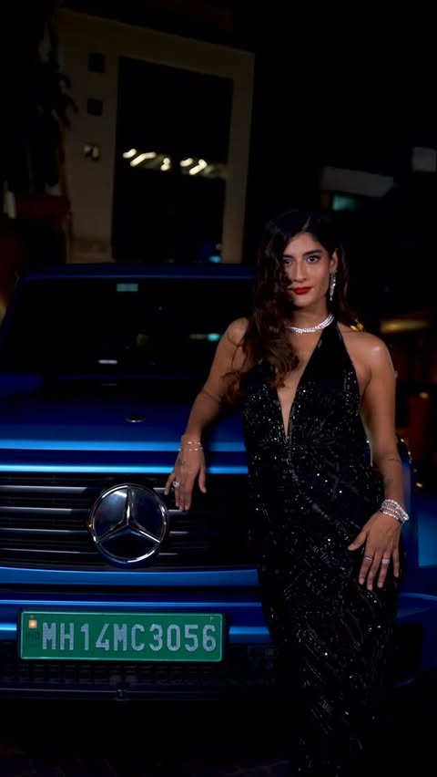 Instagram post by @erikapackard for Mercedes-Benz. Caption reads: [...] of the Year feeling iconic in the....