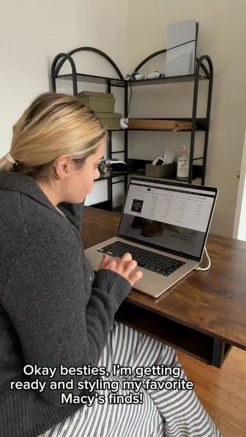 Instagram post by @azraagvncc for collAble. Caption reads: [...] for less 🛍️ Shop here: #macys....