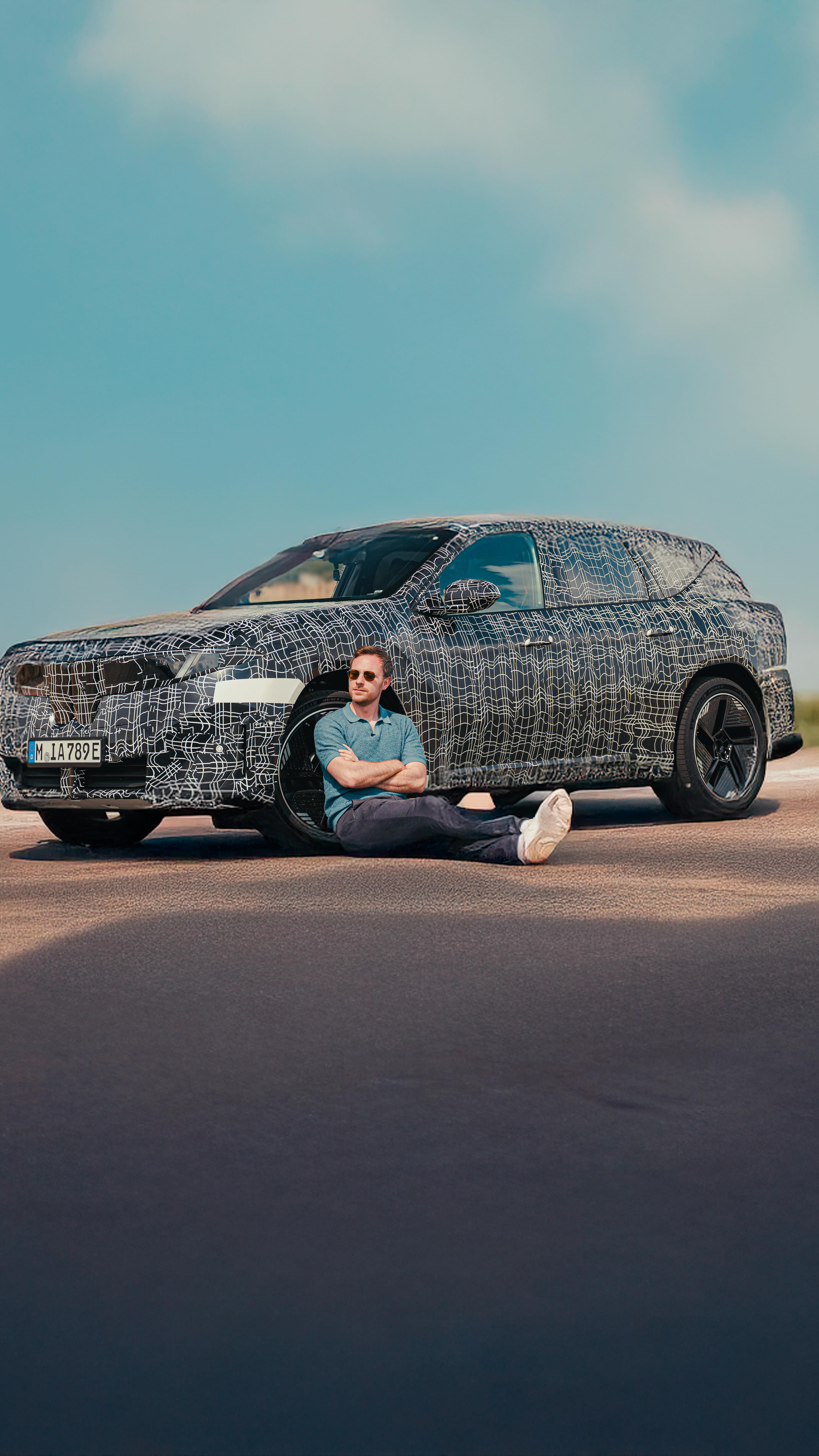Instagram post by @thetechchap for BMW. Caption reads: Years of concepts, visions, teasers and....