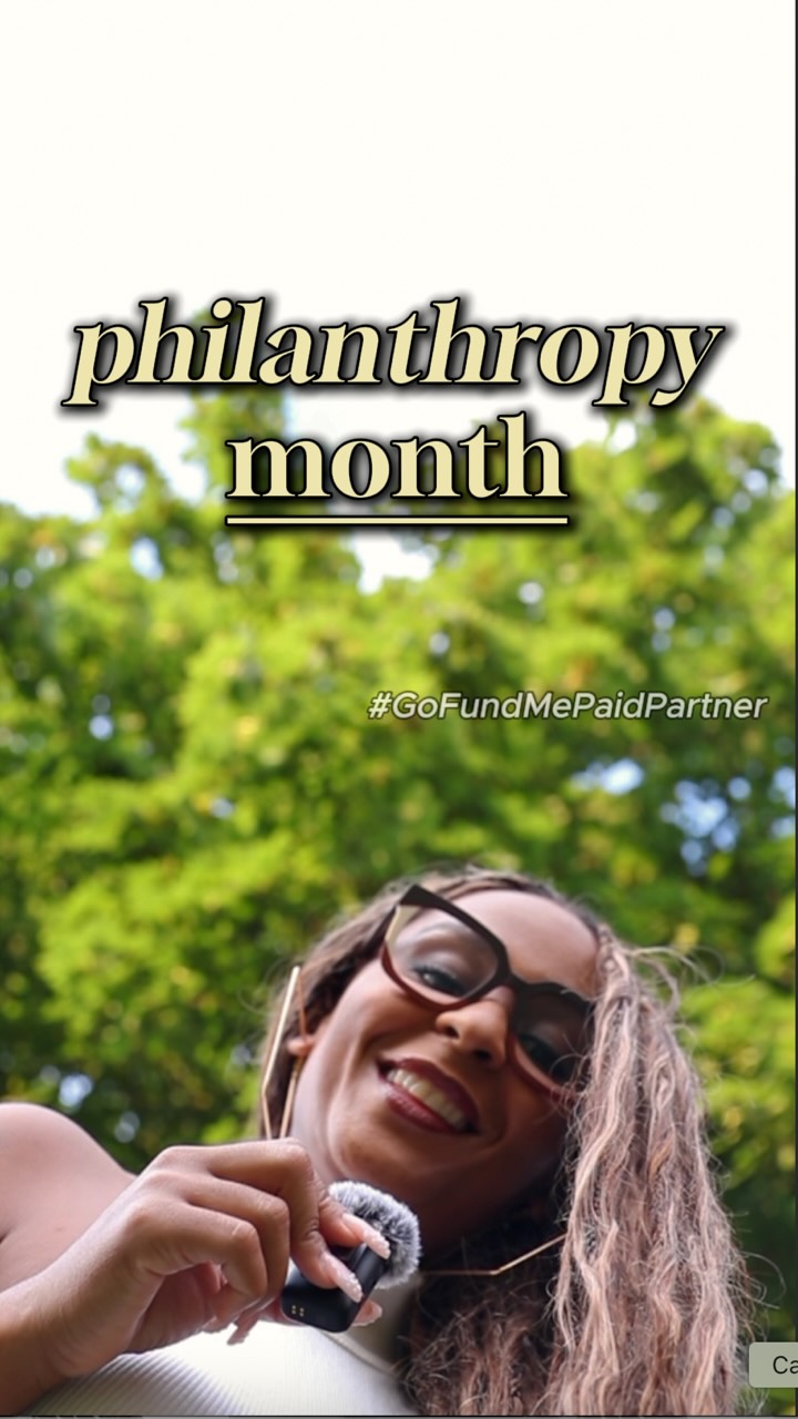 Instagram post by @millennialindebt for GoFundMe. Caption reads: #GoFundMePartner #Sponsored August is [...].