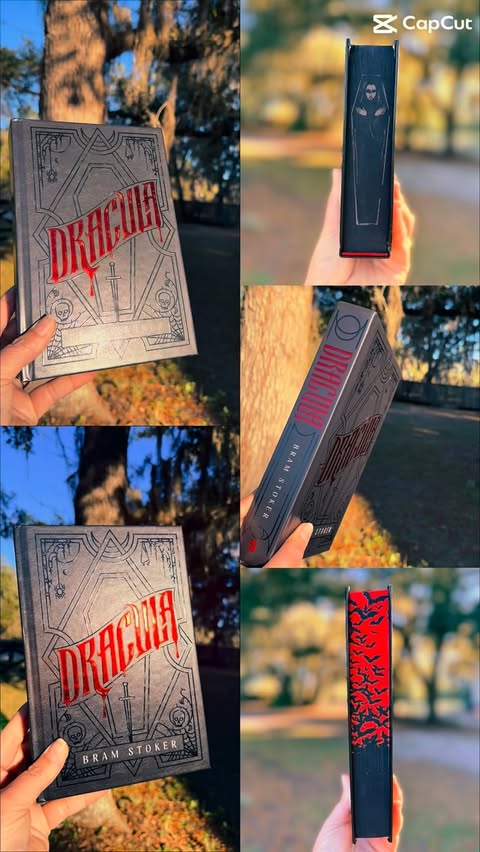 Instagram post by @dana.loves.books for Blackstone Publishing. Caption reads: [...] copy of Dracula for your shelf!!....