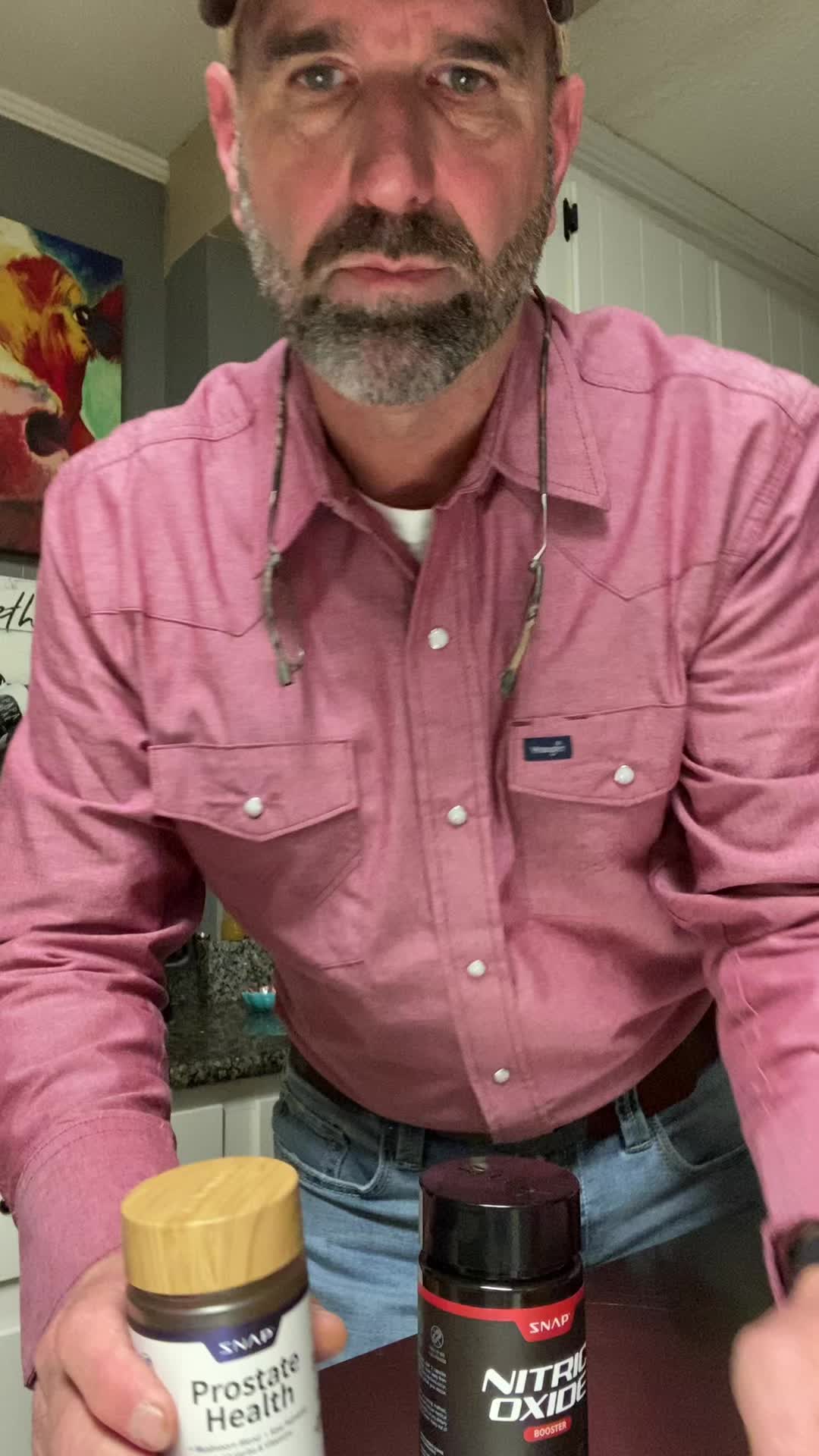 TikTok post by @dquick75 for Snap Supplements. Caption reads: You heard it from the man with the plan!....