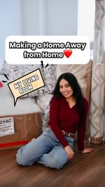 Instagram post by @harleen.bediii for The Brick. Caption reads: After so much moving around, finally having a....