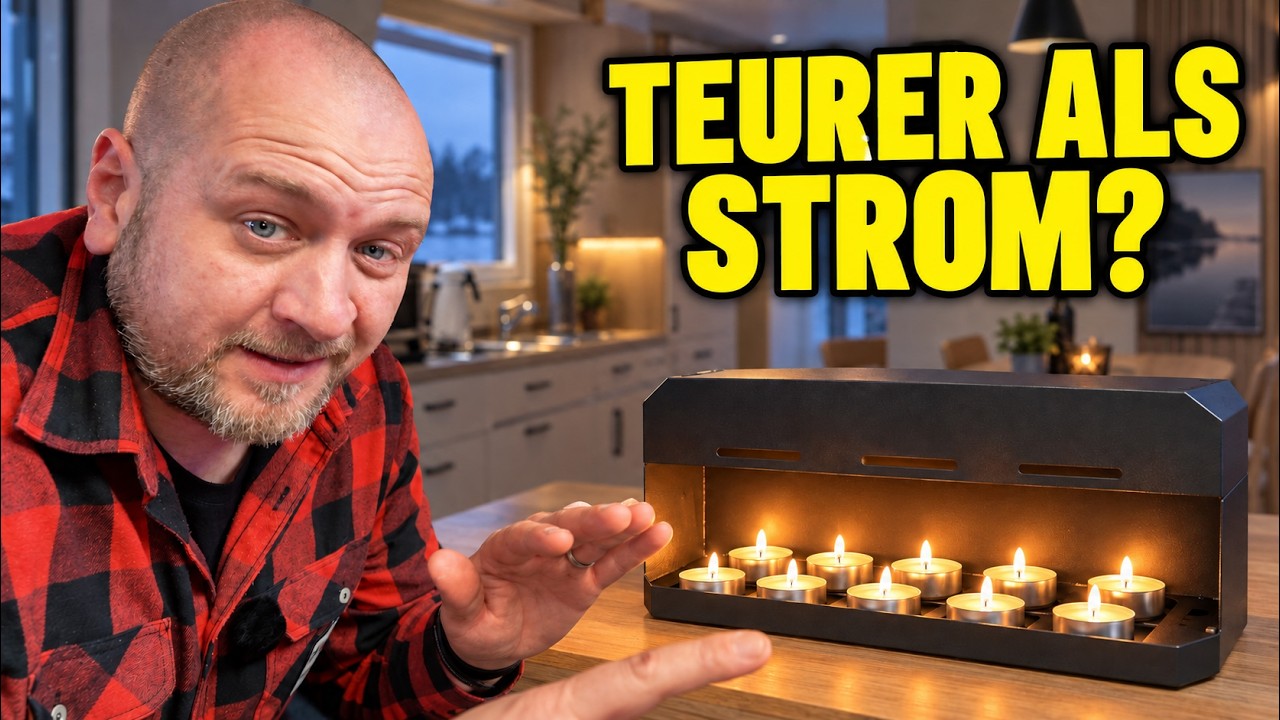 YouTube post by @OnkelKramer for NADIA ANYA. Caption reads: Heating without gas & electricity: What is this....