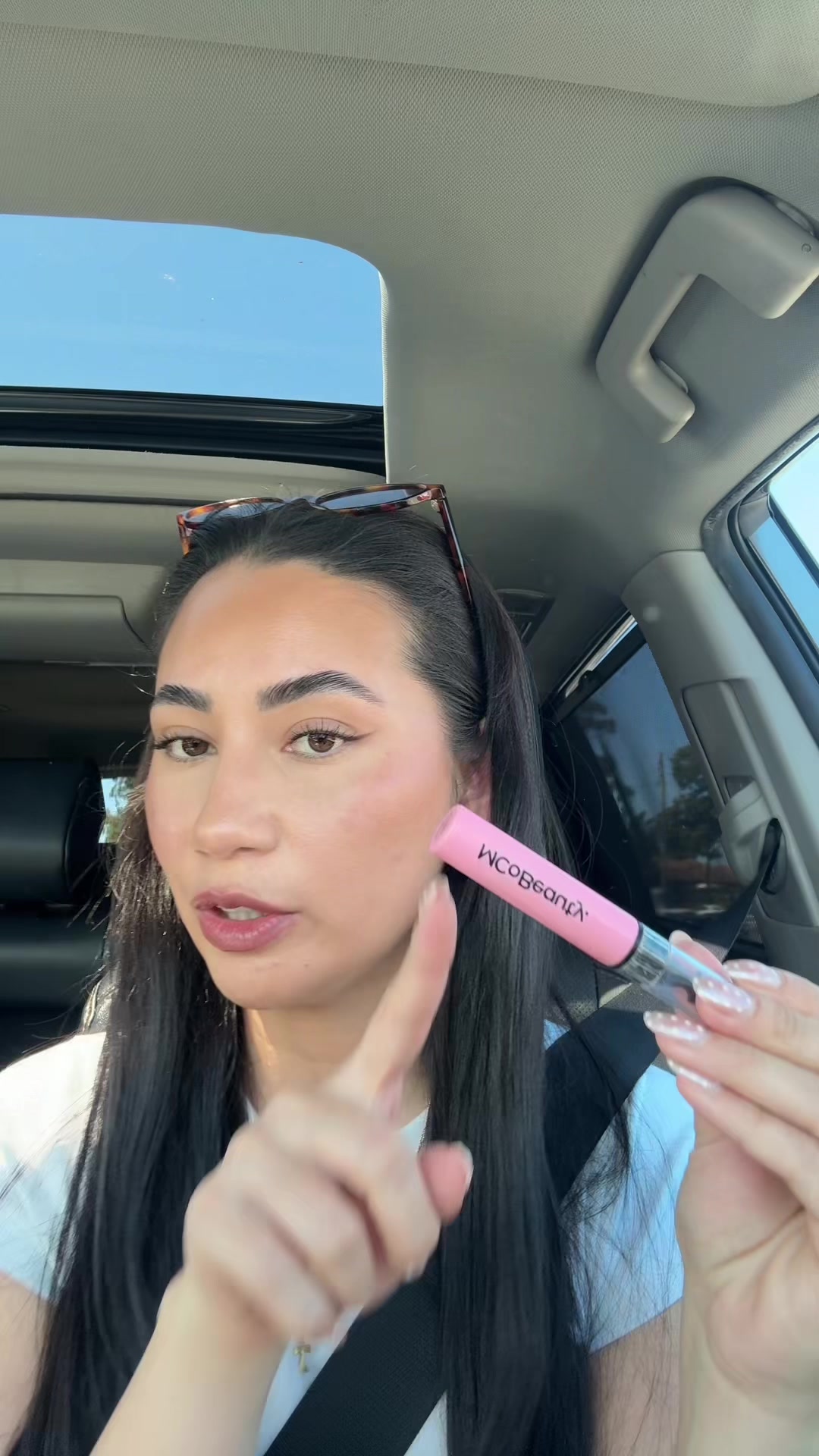 TikTok post by @tashdelrosario for MCoBeauty. Caption reads: @MCoBeauty is currently 50% off in [...].