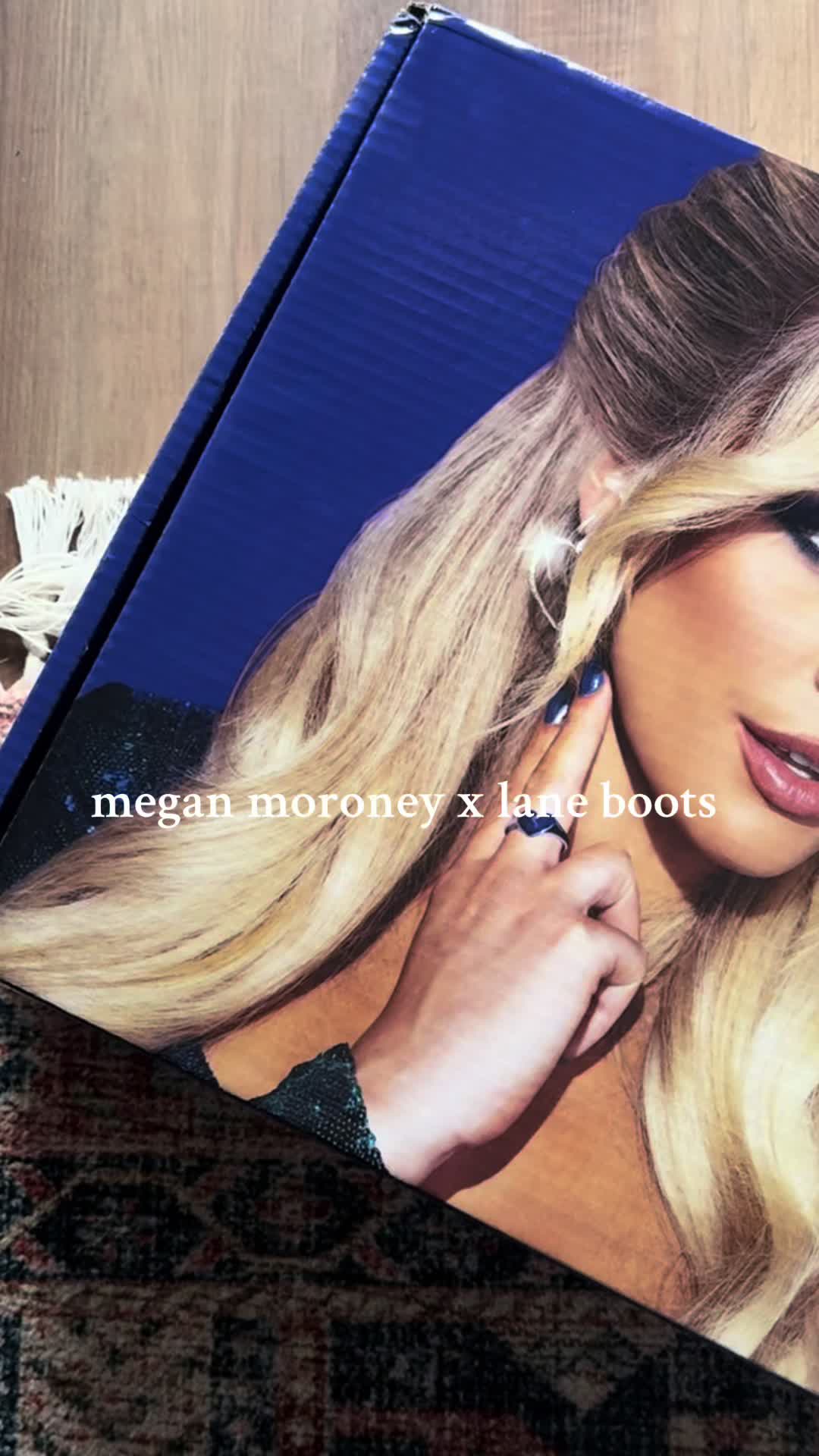 TikTok post by @alexandraaleighhh for Lane Boots. Caption reads: @Lane Boots Brand @Megan Moroney #amiokay #tour....