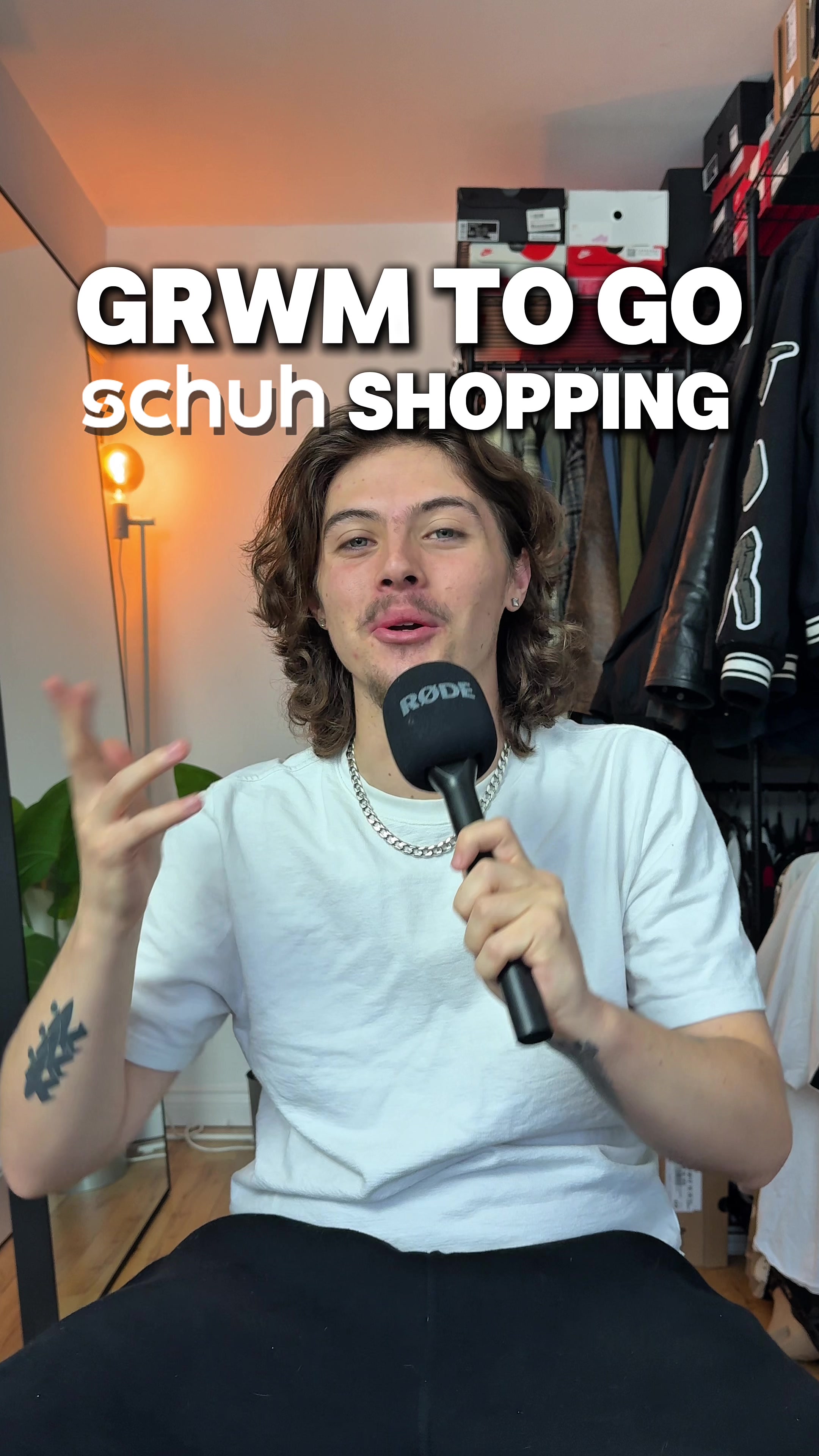 TikTok post by @vostsvault for Schuh. Caption reads: Ready to go Christmas @schuh shopping for all my....