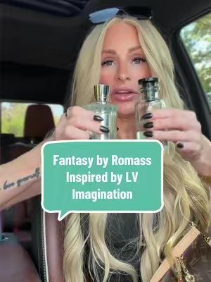 TikTok post by @stephanie_stimson for Romass. Caption reads: Great inspired by for LV Imagination @ROMASS US....