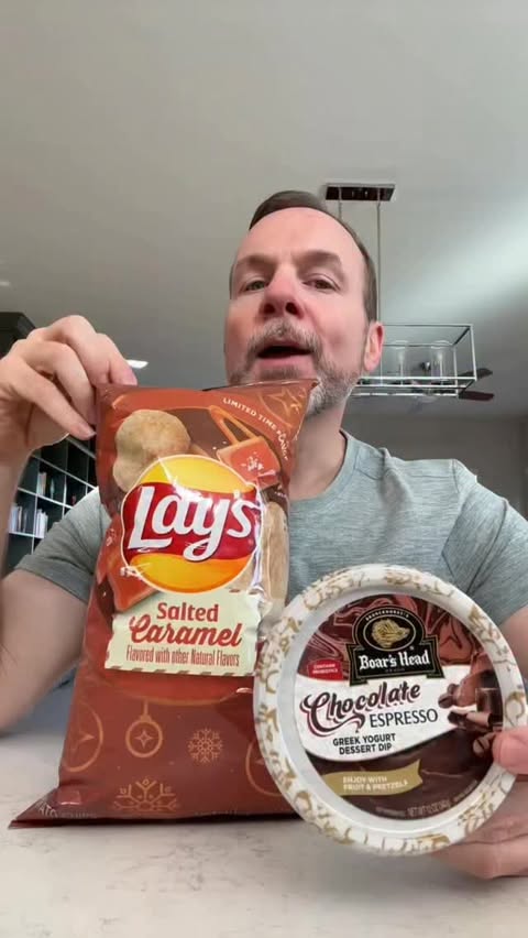 Instagram post by @anidasthefoodie for Lay's. Caption reads: Love the new @lays Salted Caramel but that....