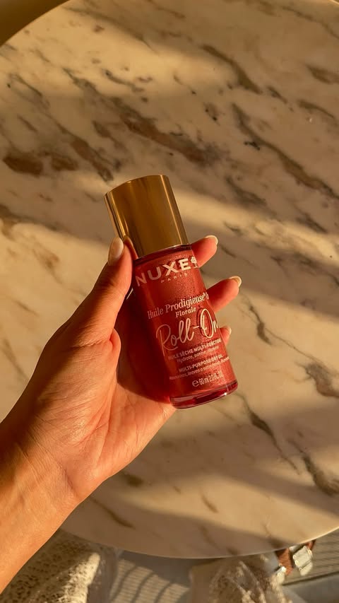 Instagram post by @albina_ravenheart for NUXE. Caption reads: oh yes #giftedby @nuxe ✨💕 #nuxe #influenster....