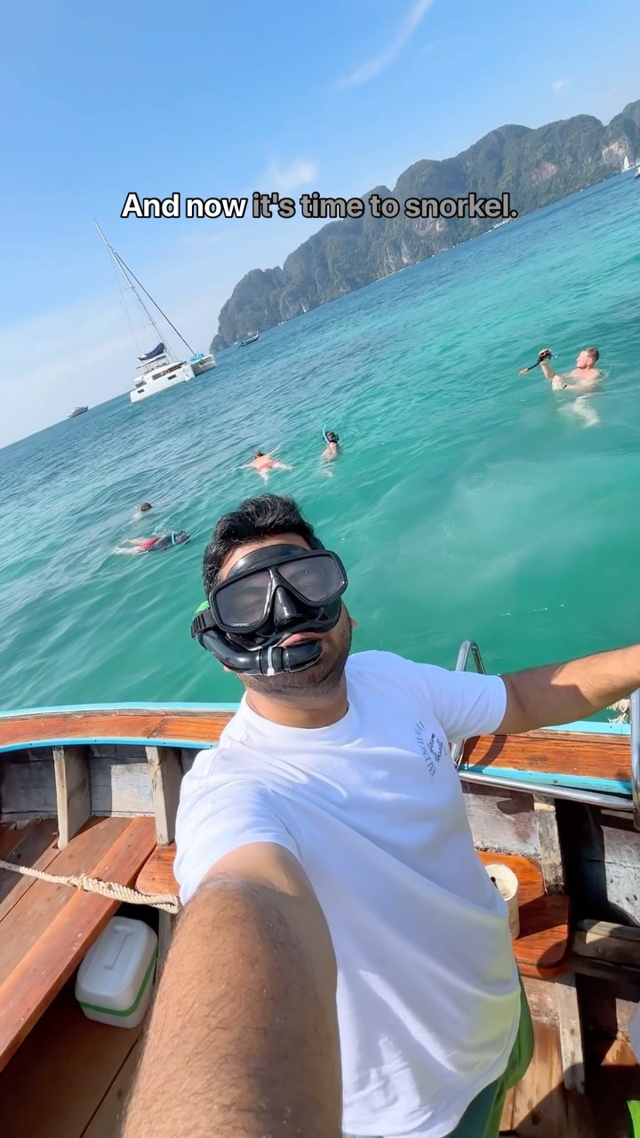 Instagram post by @ayush_chudiwala for Plum Goodness. Caption reads: Thailand sun? No problem! 🌞☀️ Thanks to Plum Rice....