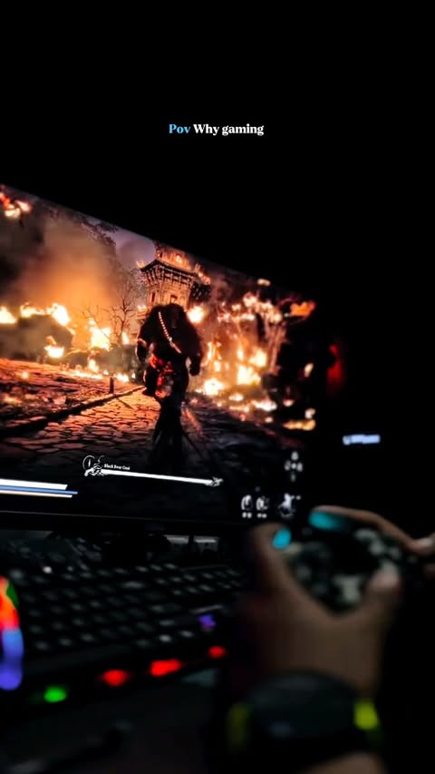 Instagram post by @l.u.d.u.r.m for NVIDIA. Caption reads: when life comes to an end, you can’t take any....