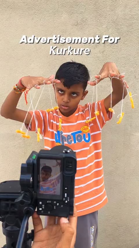 Instagram post by @theadscene for Kurkure. Caption reads: Advertisement For kurkure #advertisement #kurkure....