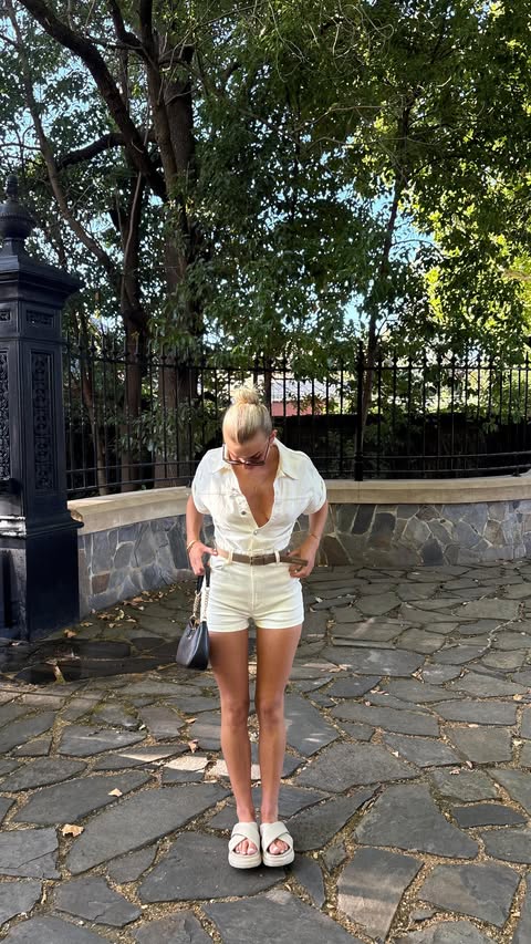 Instagram post by @izzy_radoicic for Billini Shoes. Caption reads: [...] my stalker 👀 #fitcheck #ad #ootd....