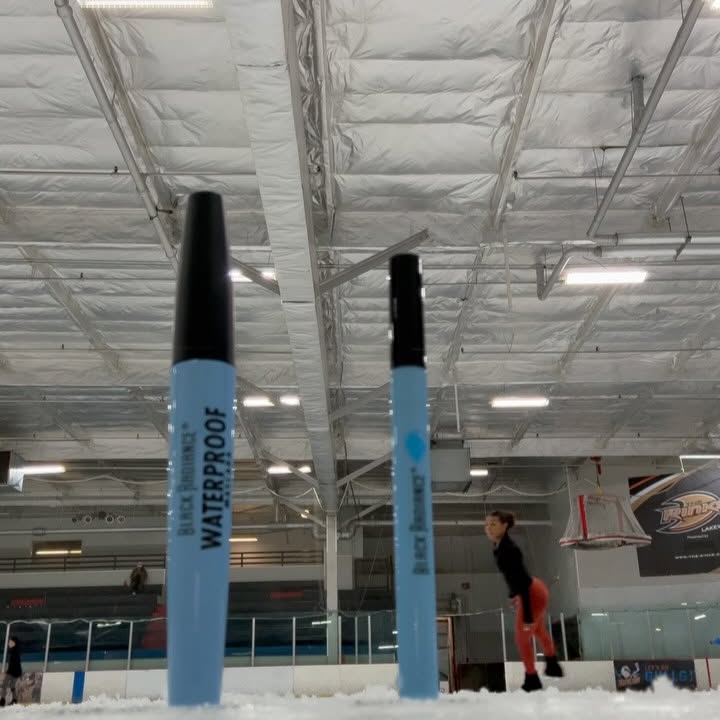 Instagram post by @starrandrews for Black Radiance Beauty. Caption reads: @blackradiancebeauty waterproof mascara and....