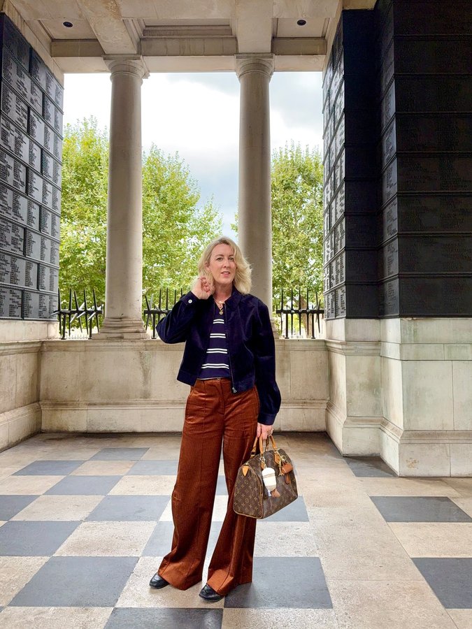Instagram post by an influencer for ME+EM. Caption reads: I walked over 8 miles yesterday in-between....