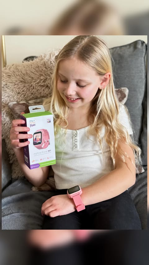 Instagram post by @zoelouisenoble for myFirst. Caption reads: [...] them freedom and us reassurance 💚....