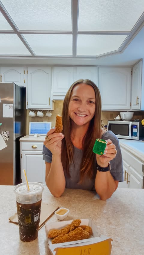 Instagram post by @the_patientmom for McDonald's of Michigan. Caption reads: #Ad I partnered with McDonald’s to try something....
