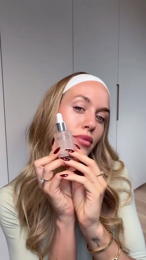 Instagram post by @lottietomlinson for ICONIC LONDON. Caption reads: The step between skincare and makeup I didn’t know....