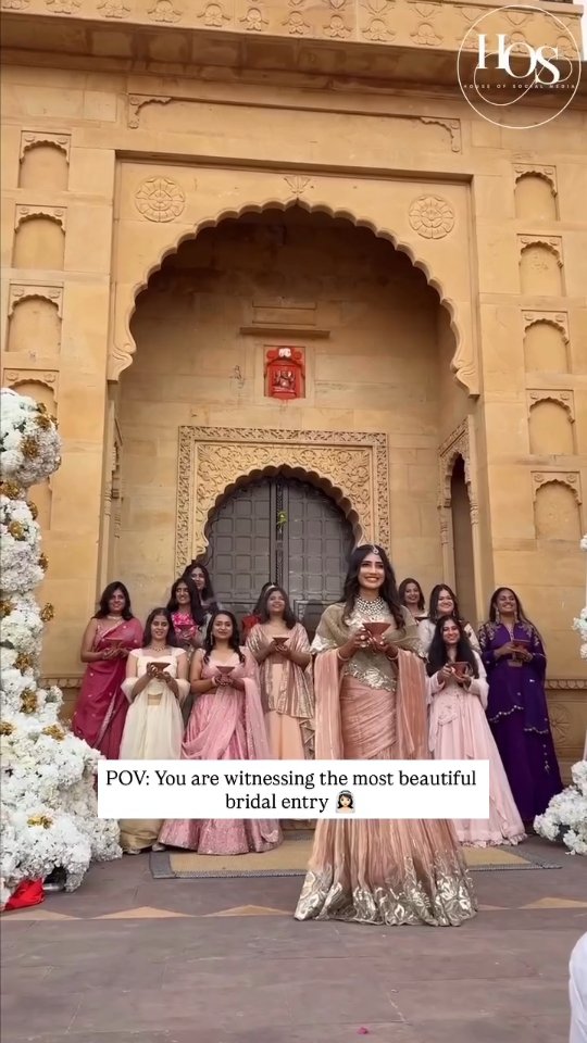 Instagram post by @weddingplzbrides for WeddingPlz.com. Caption reads: That moment when every heart in the room skipped a....