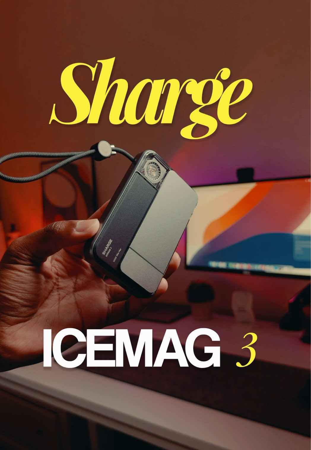 TikTok post by @samuel.hlab for Sharge. Caption reads: [...] interesting power bank I’ve ever seen.....