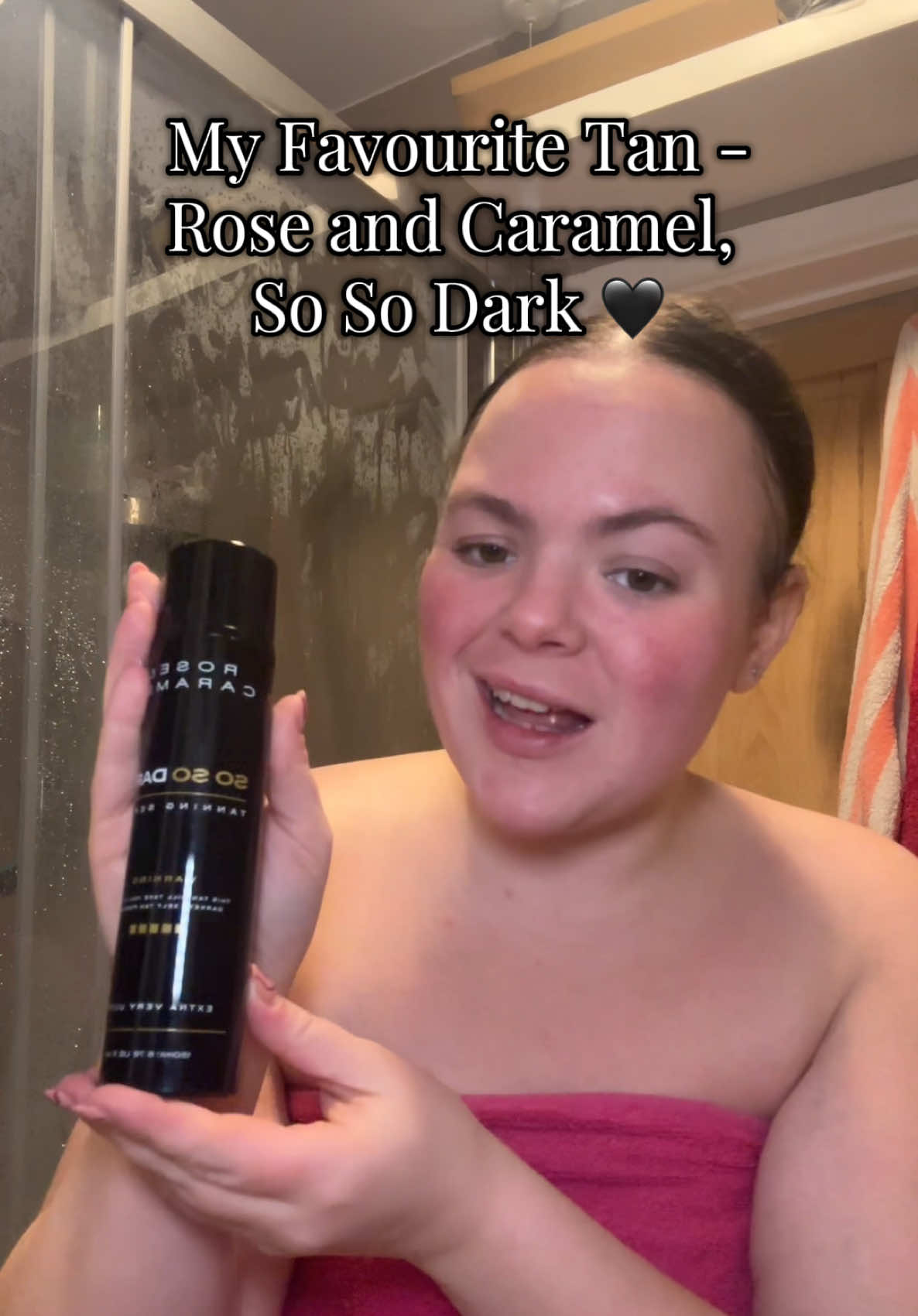 TikTok post by @meggoldberger for Rose & Caramel. Caption reads: [...] I return to again and a again and again. The....