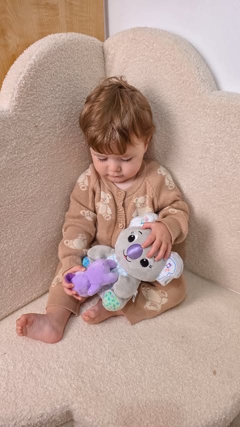 Instagram post by @adalyn.and.brooklyn for LeapFrog USA. Caption reads: The most adorable mumma koala and her baby 🫶 With....