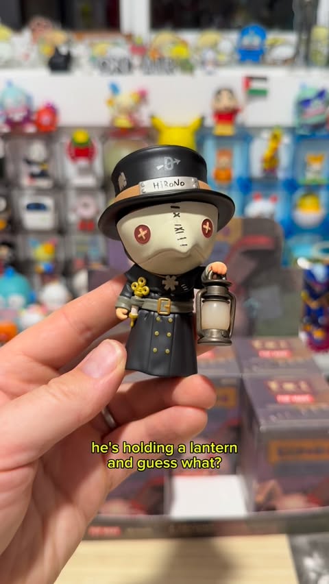 Instagram post by @levinsonline for Pop Mart. Caption reads: Who is the most emo Pop Mart character? Hirono or....