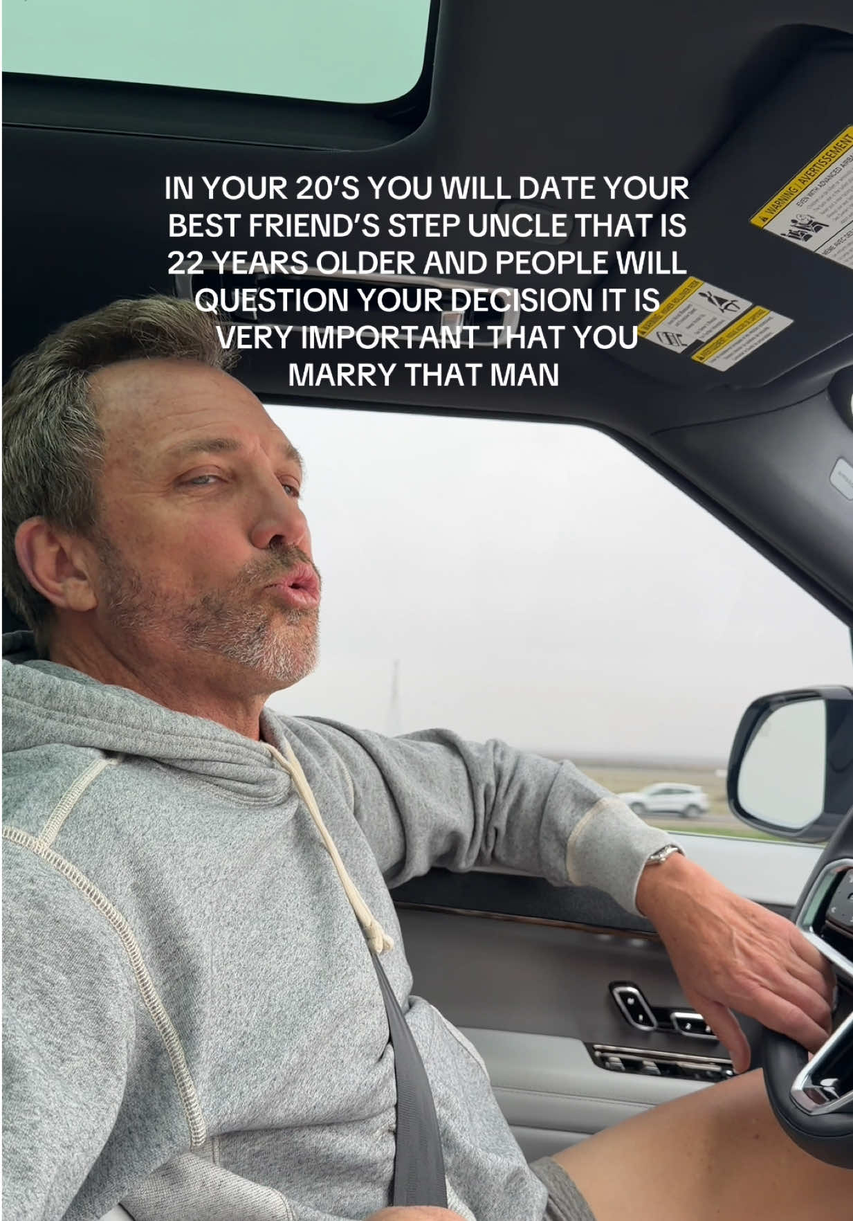 TikTok post by @brookemcnelis for Lola Blankets. Caption reads: [...] to San Diego #agegap @Vuori Clothing....