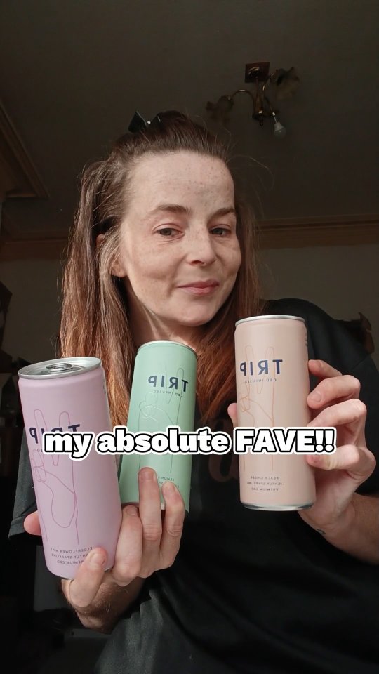 Instagram post by @holliikay for Drinks TRIP. Caption reads: My delivery is here! 🤩 These are my favourite way....