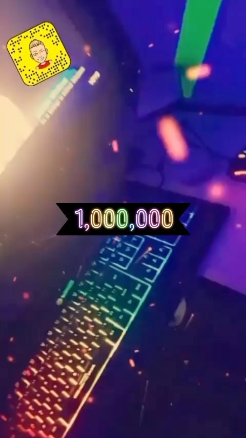 Instagram post by @rudi1x1 for PUBG MOBILE. Caption reads: 1M 🥹💛.