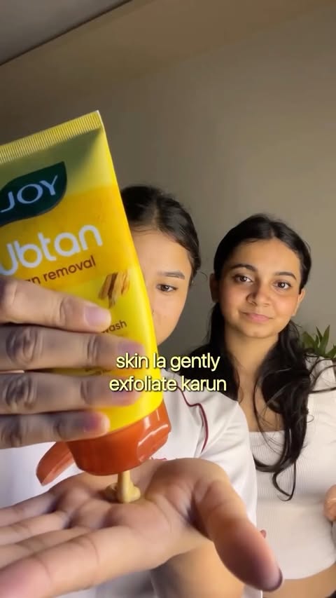 Instagram post by @prajaktabangale for Joy Personal Care. Caption reads: Ganpati prep, Marathi vocab & a little glow ✨😂....