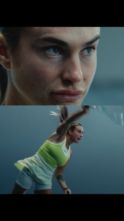 Instagram post by @adsokplz for Nike. Caption reads: [...] power to the screen in her first solo Nike....