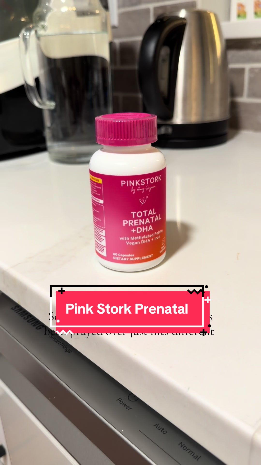 TikTok post by @rachie_b_04 for Pink Stork. Caption reads: [...] #pregnancy #pregnancyjourney @Pink Stork....