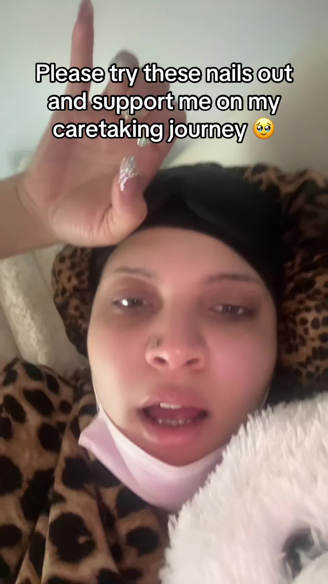 TikTok post by @bretheactivist for LOVFUL. Caption reads: @LOVFUL I’m so in love with these nails 😍 [...].