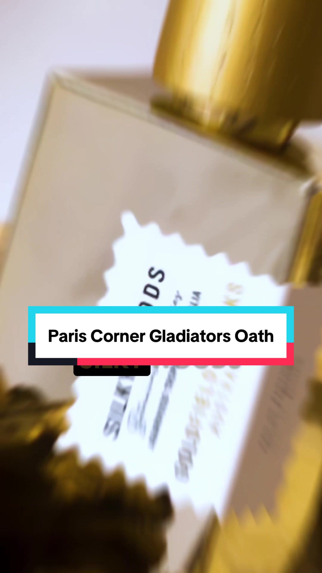 TikTok post by @fragabyperfume for Aroma Concepts. Caption reads: [...] #perfumearabe #pariscornerperfumes @AROMA....