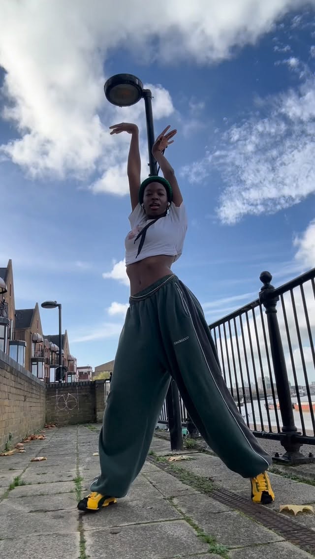 Instagram post by @omosapiens.xy for Urban Outfitters. Caption reads: FREESTYLING WITH MY NEW  @puma....