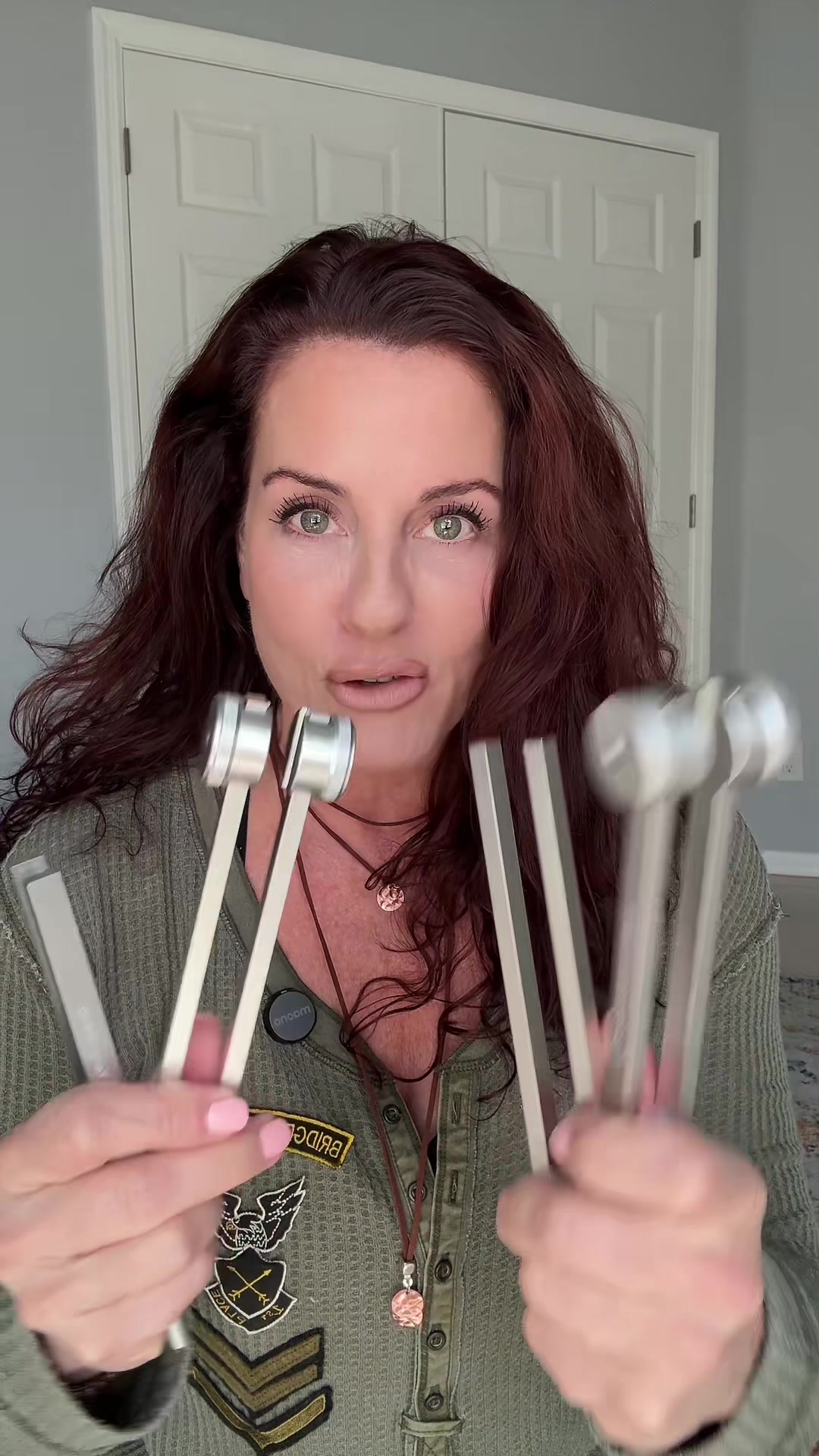 TikTok post by @the.keri.johnson for Enso Sensory. Caption reads: [...] #Soundbath #Meditation @enso sensory .