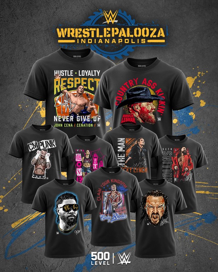 Instagram post by @thewrestlingclassic for 500 LEVEL. Caption reads: It’s happening today! Wrestlepalooza 2025 is....
