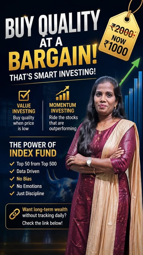Instagram post by @finance_with_san for Policybazaar. Caption reads: Can you buy quality stocks at a bargain? 📈 Just....
