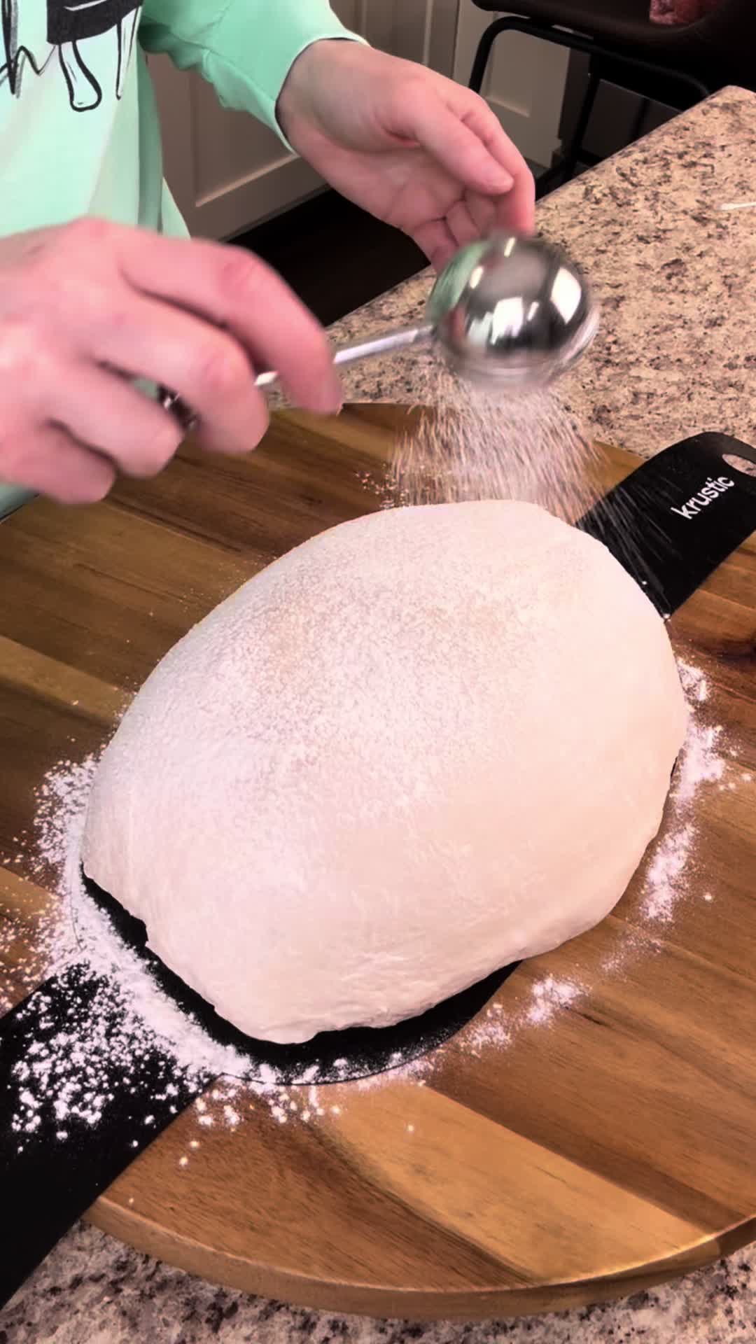 TikTok post by @prindle.sourdough for Krustic. Caption reads: Love the Krustic bread ovens! @Krustic  #fyp #sale....