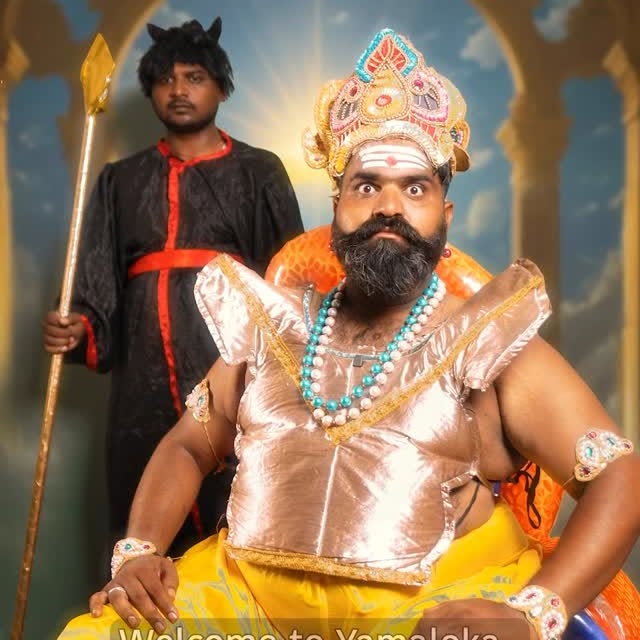 Instagram post by @prakash_rk_ for Old Spice. Caption reads: ಯಮಲೋಕ ಪಂಚಾಯಿತಿ❌ ಯಮನ ಫಜೀತಿ✅ 
.
Even Yama couldn’t....