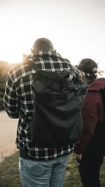 Instagram post by @jadon.lm for Wandrd. Caption reads: @wandrd Tote Backpack

The ULTIMATE Travel Bag....